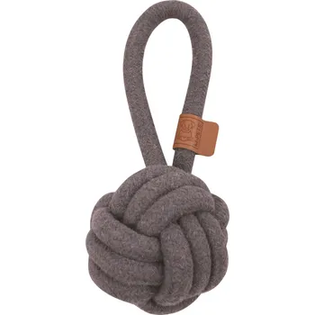Hračka pro psa M-Pets Coto bavlněná hračka uzel, šedý 8 cm