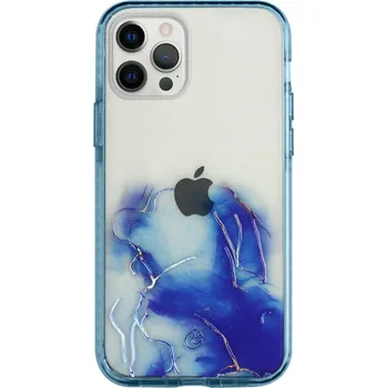 Pouzdro na mobilní telefon Covereon AKVAREL 2.0 kryt na iPhone 11 - Ocean