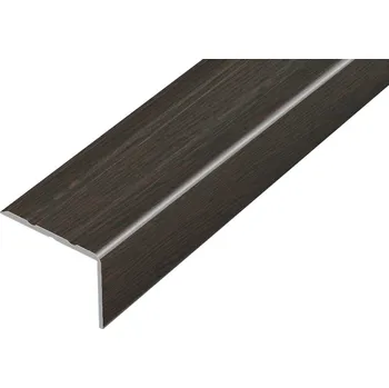 ACARA AP5 schodová lišta samolepící, hliník + fólie wenge, 20 mm, 2,7 m AAHAF B255520-SK