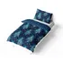 Povlečení TipTrade Vánoční čas modré 140 x 200, 70 x 90 cm zipový uzávěr