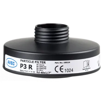 Plynová maska PROTIČÁSTICOVÝ FILTR P3 R Rd 40 x 1/7"