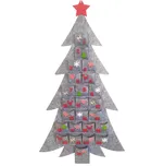 Anděl Přerov Kalendář adventní filcový šedý strom 50 x 93 cm
