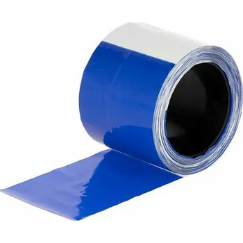 Ohradník Signální páska pro ochranu stáda modrá/bílá 80 mm/100 m