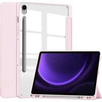 Pouzdro na tablet VSECHNONAMOBIL 65782 CRYSTAL Zaklápěcí pouzdro Samsung Galaxy Tab S9 FE / Tab S10 FE / Tab S10 Lite růžové