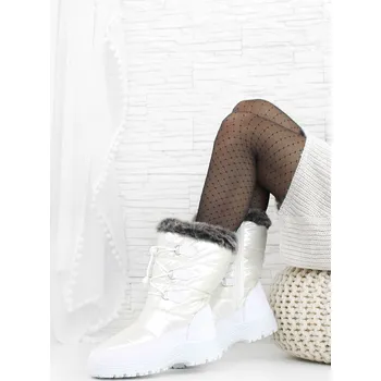 Dámská zimní obuv Minke Dámské bílé sněhule N1611WH Velikost: 37