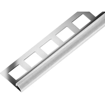 ACARA SP12 ukončovací lišta C, nerez V2A kartáč, 6 mm, 2,5 m AAEOK 60