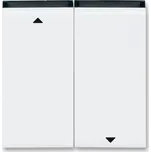 ABB 3559H-A00662 62 Kryt spínače žaluziového kolébkového, dělený, s potiskem