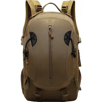 Městský batoh Vojenský taktický turistický batoh 35L survival přežití khaki (Taktický batoh po vzoru batohů používaných v armádě. Pokročilý model o objemu cca 35l - pohodlný a funkční. Systém mnoha praktických kapes a přihrádek. Perfektní v bojových podmínkách, doporuč