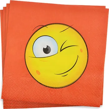 Papírový ubrousek Kozák Svitavy s. r. o. Ubrousky Ksichtíci, 20ks