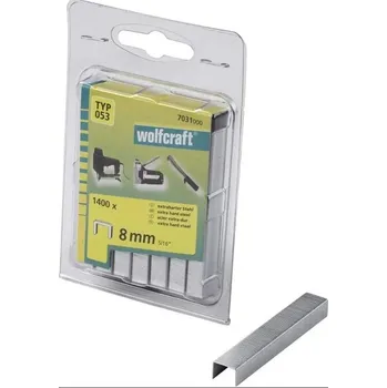 Průmyslová sponka WOLFCRAFT - Spona široká čalounická typ 053, 11,2mm výška 8mm, 1400ks