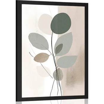 Plakát Dovido Plakát abstraktní botanické tvary No1
