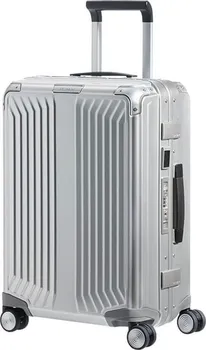 Cestovní kufr Samsonite Lite-Box Alu Spinner 55 cm stříbrný