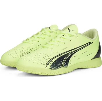 Kopačky Dětské sálovky Puma Ultra Play IT JR zelená/černá (12K uk/ 31EU/ 18,5cm)