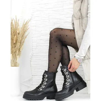 Dámská zimní obuv Ctogo Gogo Černé kotníkové boty Q22-1B Velikost: 36