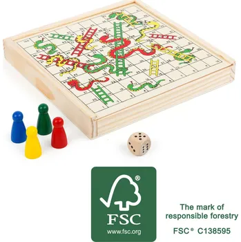 Desková hra small foot Hadi a žebříky cestovní