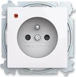 ABB 6699T-A06657 500 Zásuvka jednonásobná, s clonkami, s ochranou před přepětím