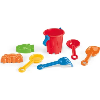 Cestovní hra STRICKER Kyblík na pláž ALDAN Barva: červená