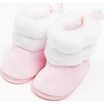 Capáčky Kojenecké zimní kozačky New Baby růžové 0-3 m, vel. 116/122