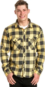 Pánská košile Meatfly Hunt žlutá/černá