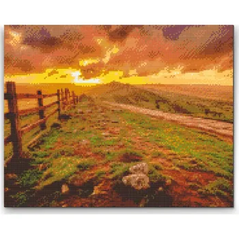 Diamantové malování Diamantové malování - Národní park, Velká Británie 2 Velikost: 30x40cm, Rámování: Pouze srolované plátno, Diamanty: Čtvercové