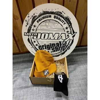 Dárková krabička Sada 4SR kulich Honey a ponožky black + vánoční balení ZDARMA