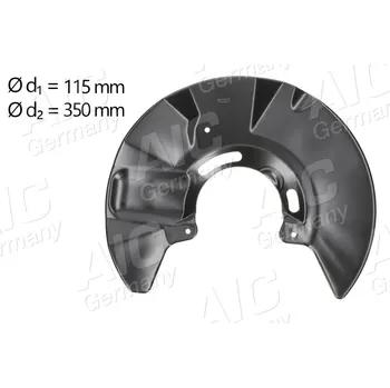 Brzdový kotouč Ochranný plech proti rozstřikování, brzdový kotouč A.I.C. 56019
