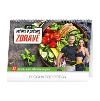 Kalendář PRESCO GROUP Stolní kalendář Vaříme a pečeme zdravě 2