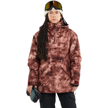 Bunda na snowboard Volcom Wms Fern Ins Gore Pullover pink salt wash L 2024 - Odesíláme do 24 hodin
