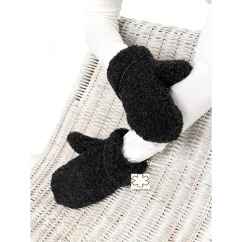 Rukavice Rukavice z ovčí vlny XS-L černé, Barevné varianty Černá, Velikosti M 200-100-00002