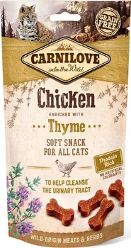 Pamlsek pro kočku Carnilove Cat Semi Moist Snack Chicken & Thyme 50 g