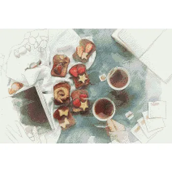 Diamantové malování Diamantové malování - Piknik Velikost: 40x60cm, Rámování: Pouze srolované plátno, Diamanty: Čtvercové