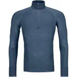 Ortovox 230 Competition Zip Neck M petrol blue M; Modrá triko + DÁREK DLE VÝBĚRU!