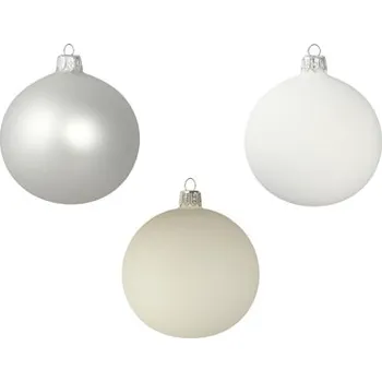 Set tří ozdob v neutrálních barvách