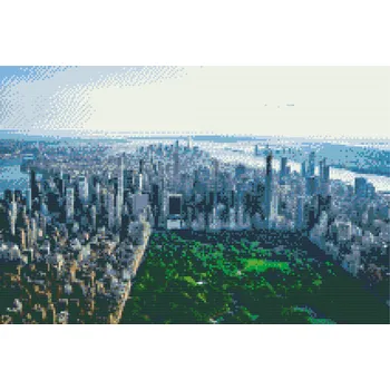 Diamantové malování Diamantové malování - Central Park, New York Velikost: 40x60cm, Rámování: Pouze srolované plátno, Diamanty: Kulaté