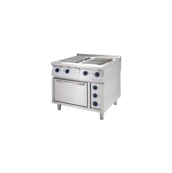 Sporák E-C-4/700 Elektrický sporák - 4 plotýnkový Varianta: FS - s volným prostorem a policí