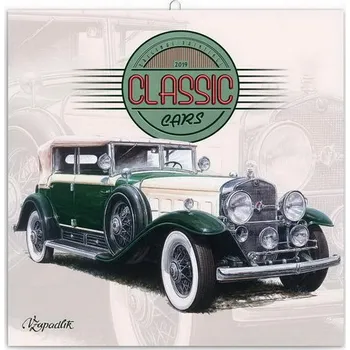 Kalendář PRESCO GROUP Poznámkový kalendář Classic Cars 2019