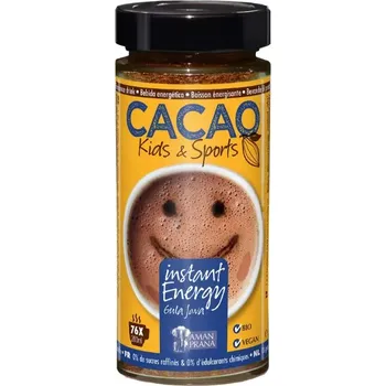Nápoj pro sportovce Amanprana BIO Gula Java Cacao Kids & Sports - 230g