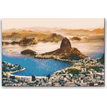 Diamantové malování Diamantové malování - Rio De Janeiro Velikost: 40x60cm, Rámování: Pouze srolované plátno, Diamanty: Čtvercové