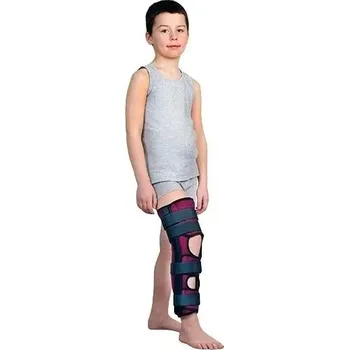 Ortex ortéza kolenního kloubu pevná 05A - XS—Pevná dlaha pro fixaci kolenního kloubu s flexí a výztuhami