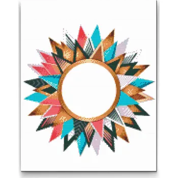 Diamantové malování Diamantové malování - Mandala7 Velikost: 30x40cm, Rámování: Pouze srolované plátno, Diamanty: Kulaté