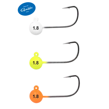 Rybářský háček Wolframová Jigová hlavička Gamakatsu-Spro Tungsten Micro Jigs Glow vel.2 2,7g Glow (3ks)