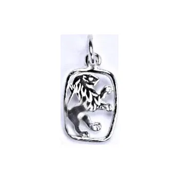 Přívěsek Stříbrný přívěsek měsíční znamení lev - P730 (Stříbrný přívěsek lev)