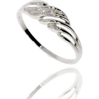 Prsten Zlatnictví Helios Prsten B45423 Velikost: 63, Váha: 1,75g