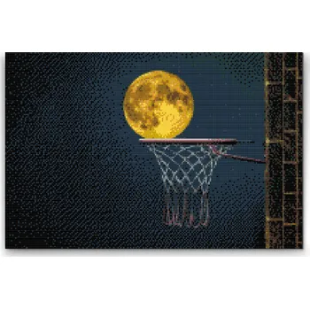 Diamantové malování Diamantové malování - Košíková Velikost: 40x60cm, Rámování: Pouze srolované plátno, Diamanty: Kulaté