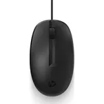 Myš HP 128, 1200DPI, 3tl., drátová USB, černá