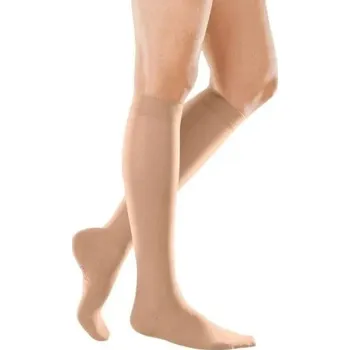 Dámské punčochy Lýtkové punčochy mediven elegance (II.KT)—Velikost 7, barva caramel, délka krátká, se špicí