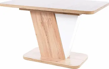 Jídelní stůl Signal Crocus dub wotan/bílý mat