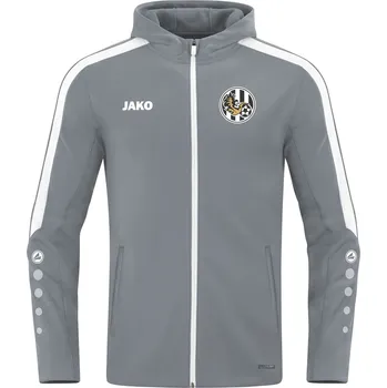 JAKO Bunda s kapucí Power a logem FCHK vel. 164, šedá
