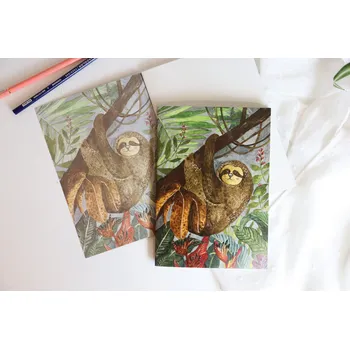 Sešit ePiPí Sešit A5 - Lenochod z pralesa Listy sešitu: Linky