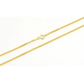 Řetízek Dámský stříbrný pozlacený řetízek venezia 55cm STRR0465F